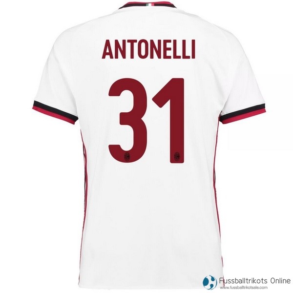 AC Milan Trikot Auswarts Antonelli 2017-18 Fussballtrikots Günstig